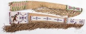 TWO PLAINS INDIAN HIDE RIFLE S