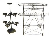 Two plant stands: the first la