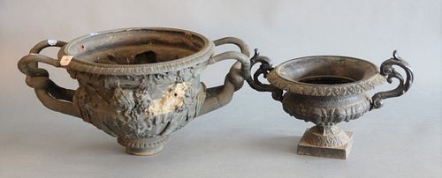 TWO PLANTERS TO INCLUDE FRENCH