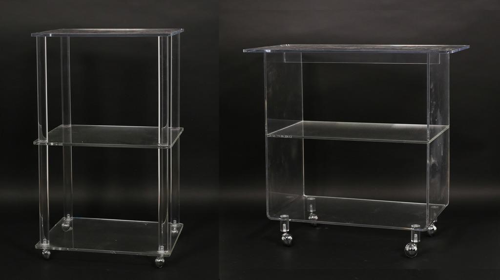 TWO PLASTIC WORKS MID CENTURY