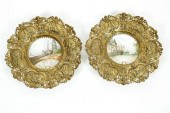 TWO PLATES IN FRAMES.  Europea