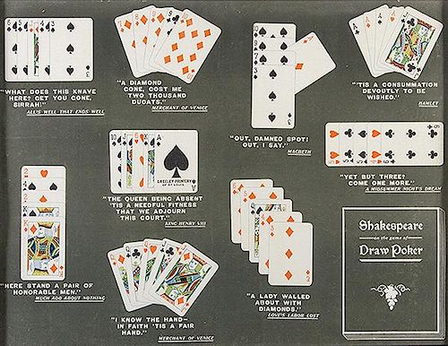 TWO PLAYING CARD PIECESTwo