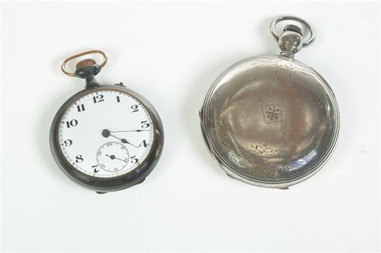 TWO POCKET WATCHES.  Nineteenth