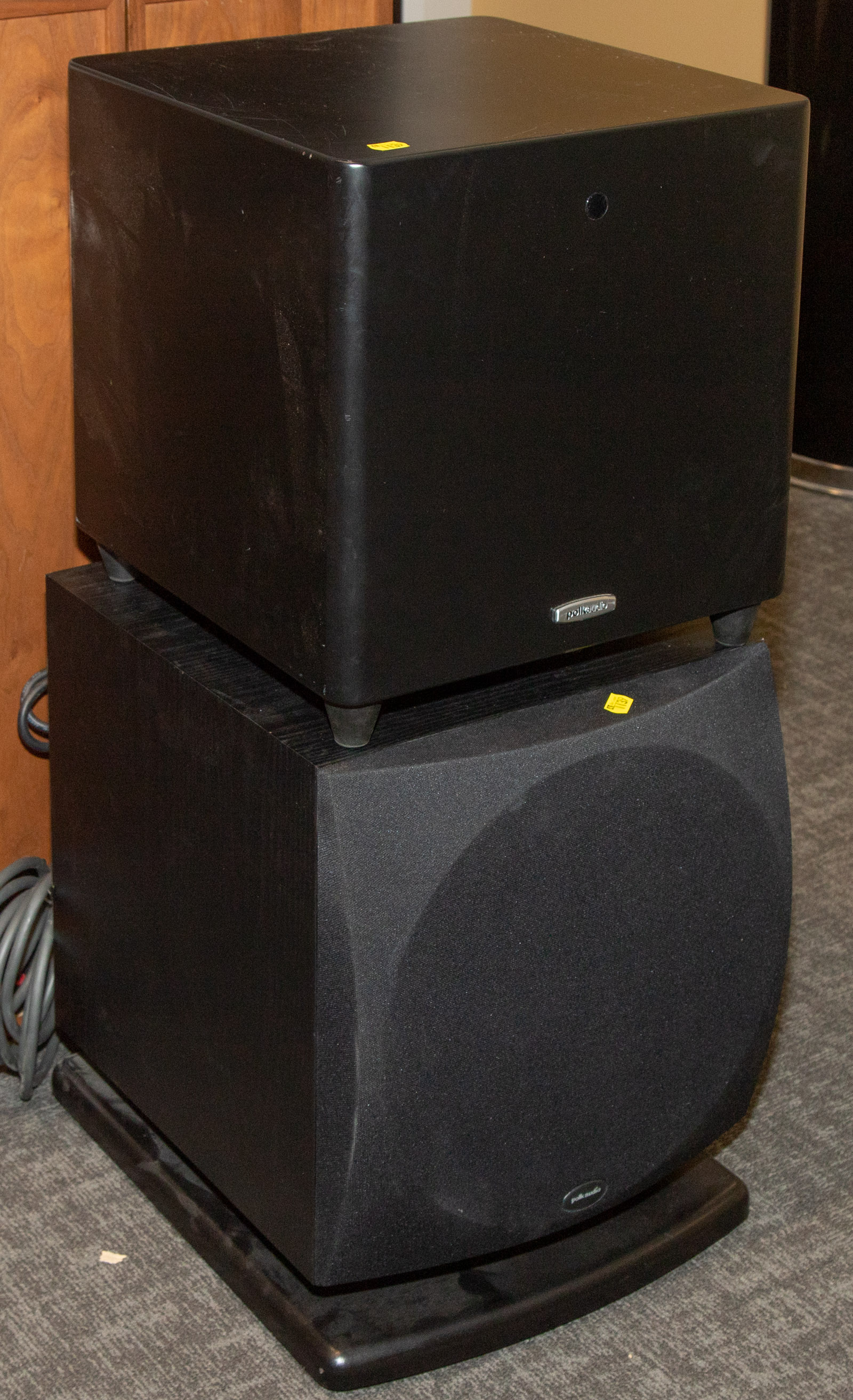 TWO POLK AUDIO SUBWOOFERS DSW