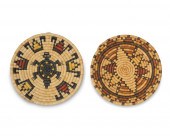 TWO POLYCHROME HOPI PUEBLO BAS