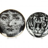 Two Porcelain Art Plates - Rob
