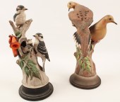 TWO PORCELAIN BIRD MODELS BY B