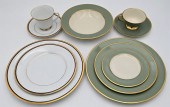 TWO PORCELAIN DINNERWARE SETS,