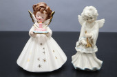 TWO PORCELAIN FIGURES, JOSEF O