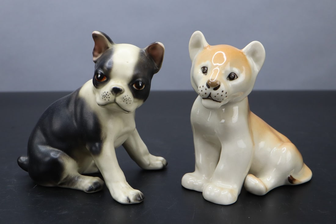 TWO PORCELAIN FIGURES, LEFTON 691
