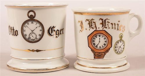 TWO PORCELAIN OCCUPATIONAL