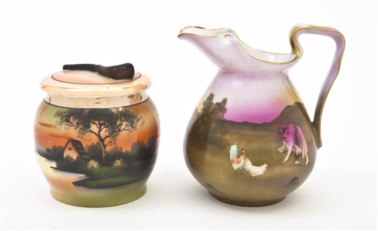 Two Porcelain Table Articles