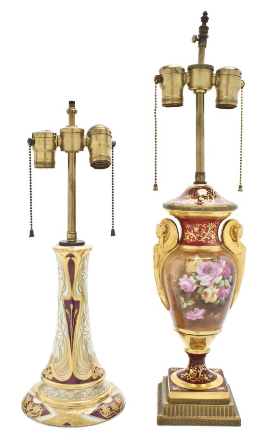 Two Porcelain Vases comprising a