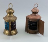 TWO PORT AND STARBOARD LIGHTS