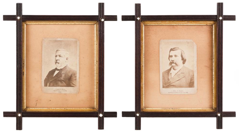 TWO PORTRAIT CDVS OF 1884