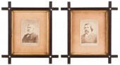 TWO PORTRAIT CDVS OF 1884 PRES