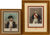 TWO PORTRAIT PRINTS OF NAPOLEO