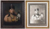 TWO PORTRAITS OF CHIEF BACON R