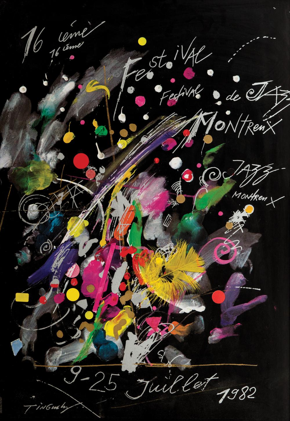 TWO POSTERS BY JEAN TINGUELY