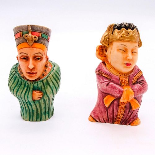 TWO POT BELLYS TRINKET BOXES,