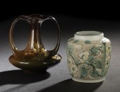 Two Pottery Vases,  one a good