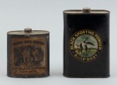 TWO POWDER TINS 19TH/20TH CENT