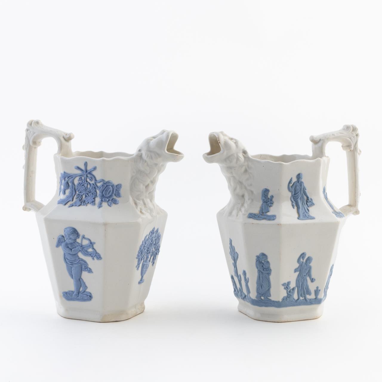 TWO, PRATT TYPE BLUE & WHITE