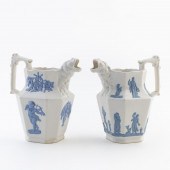 TWO, PRATT TYPE BLUE & WHITE S