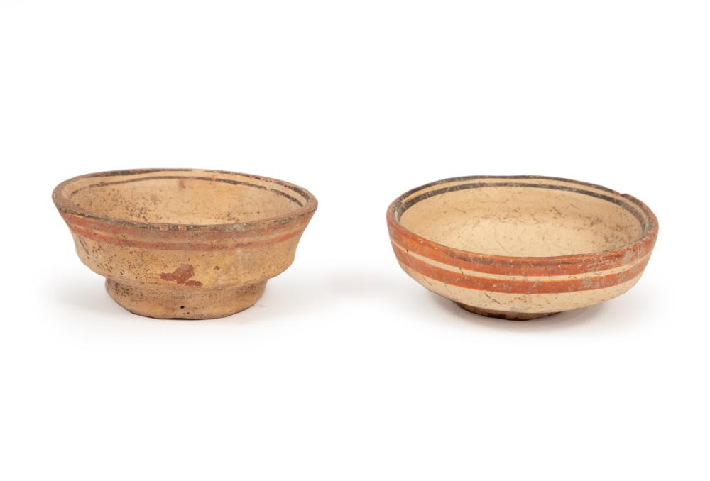 TWO PRE-COLUMBIAN POTTERY