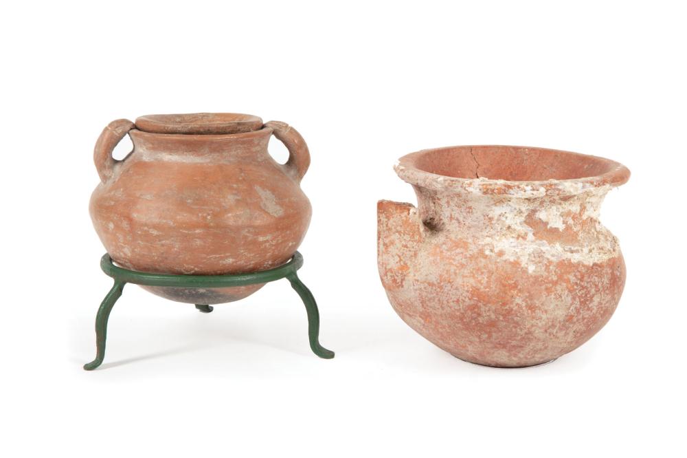 TWO PRE-COLUMBIAN POTTERY