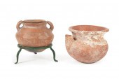 TWO PRE-COLUMBIAN POTTERY VESS