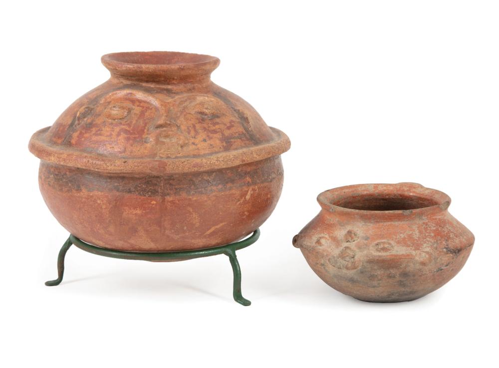 TWO PRE-COLUMBIAN POTTERY