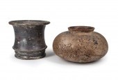 TWO PRE-COLUMBIAN POTTERY VESS