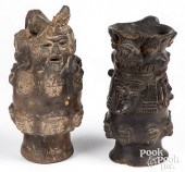 TWO PRE-COLUMBIAN STYLE EFFIGY