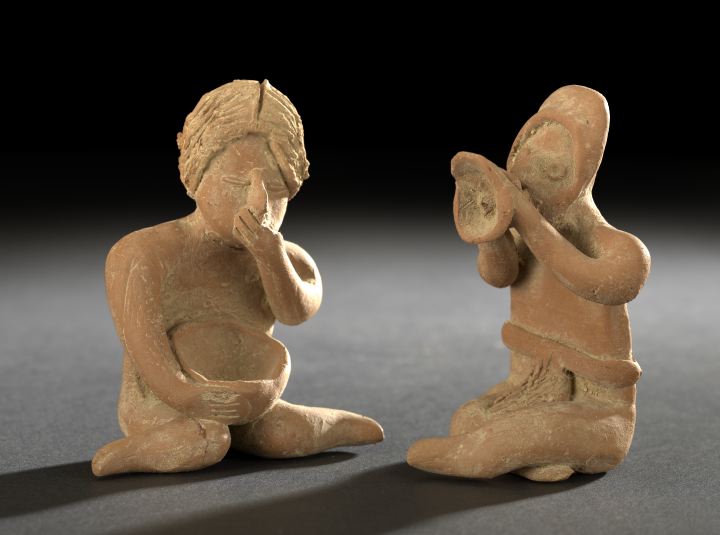 Two Pre-Columbian Terra Cotta