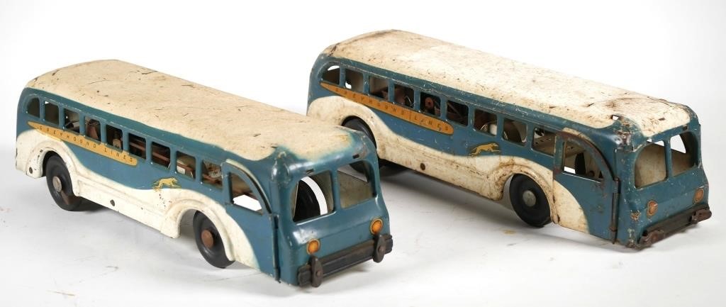 TWO PRESSED STEEL BUDDY L.