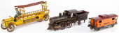 TWO PRESSED STEEL HILLCLIMBER