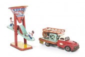 Two Pressed Tin Toys comprisin