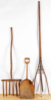 TWO PRIMITIVE PITCH FORKS AND