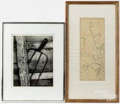 TWO PRINTED WORKS<br>Two print