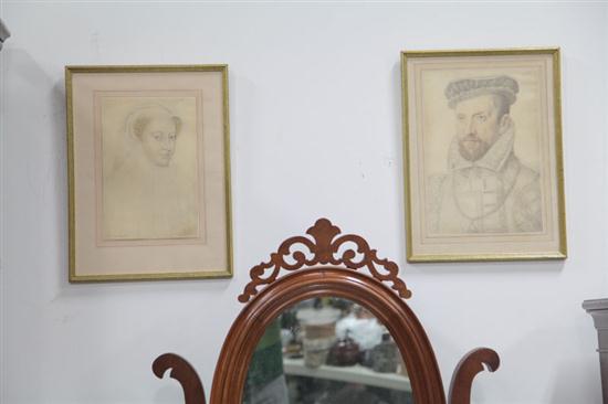 TWO PRINTS AFTER FRANCOIS CLOUET.