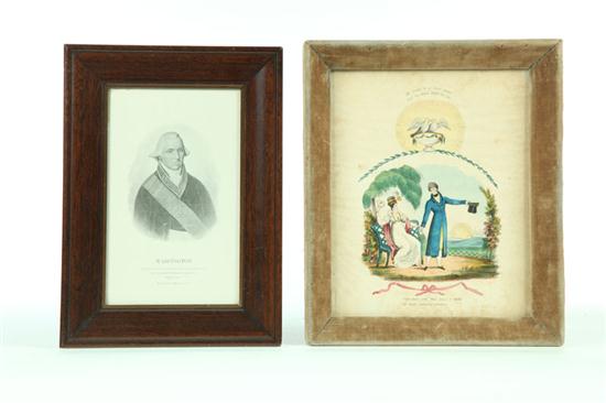 TWO PRINTS.  American. First