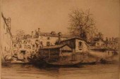 two prints  EDGAR CHAHINE  (fr