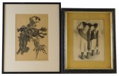 TWO PRINTS: FLETCHER MARTIN (U