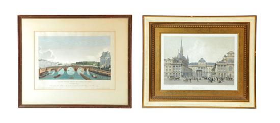 TWO PRINTS (FRENCH  19TH
