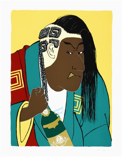 two prints  IONA ROZEAL BROWN 