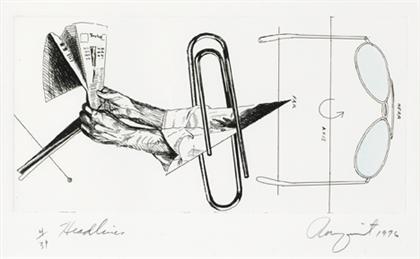 two prints  JAMES ROSENQUIST 