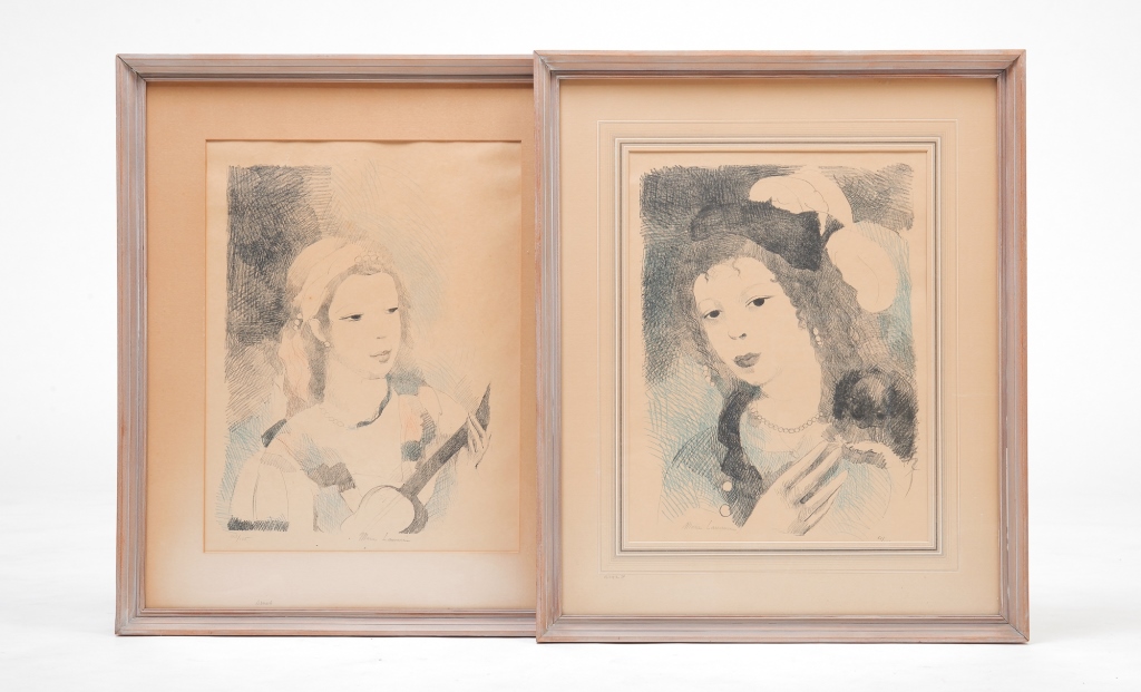 TWO PRINTS, MARIE LAURENCIN.