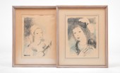 TWO PRINTS, MARIE LAURENCIN. D