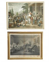 TWO PRINTS OF AMERICAN HISTORI